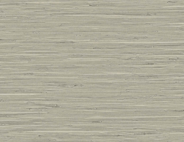 Seabrook Marion Faux Arrowroot Layered Slate Wallpaper