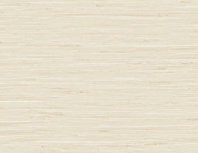 Seabrook Marion Faux Arrowroot Rolled Oats Wallpaper