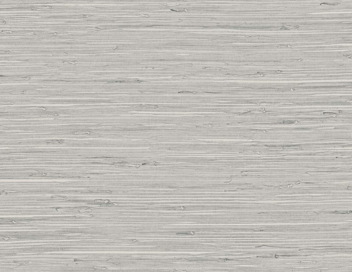 Seabrook Marion Faux Arrowroot Grey Wallpaper