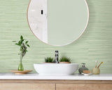 Seabrook Marion Faux Arrowroot Green Wallpaper