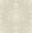 Seabrook Colette Cameo Fog Wallpaper