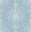 Seabrook Colette Cameo Bleu Bisque Wallpaper