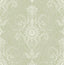 Seabrook Colette Cameo Washed Green Wallpaper
