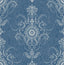 Seabrook Colette Cameo French Blue Wallpaper