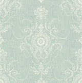 Seabrook Colette Cameo Summer Sky Wallpaper