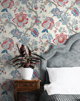 Seabrook Bernadette Jacobean Multi Wallpaper