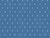 Seabrook Petite Feuille Sprig Blue Wallpaper