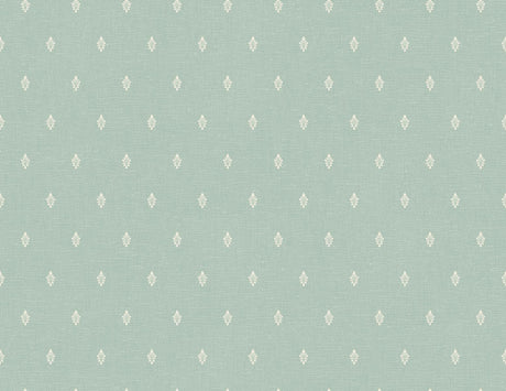 Seabrook Petite Feuille Sprig Green Wallpaper