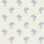 Seabrook Lotus Branch Floral French Blue Wallpaper