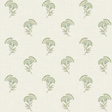 Seabrook Lotus Branch Floral Washed Green & Herb Wallpaper