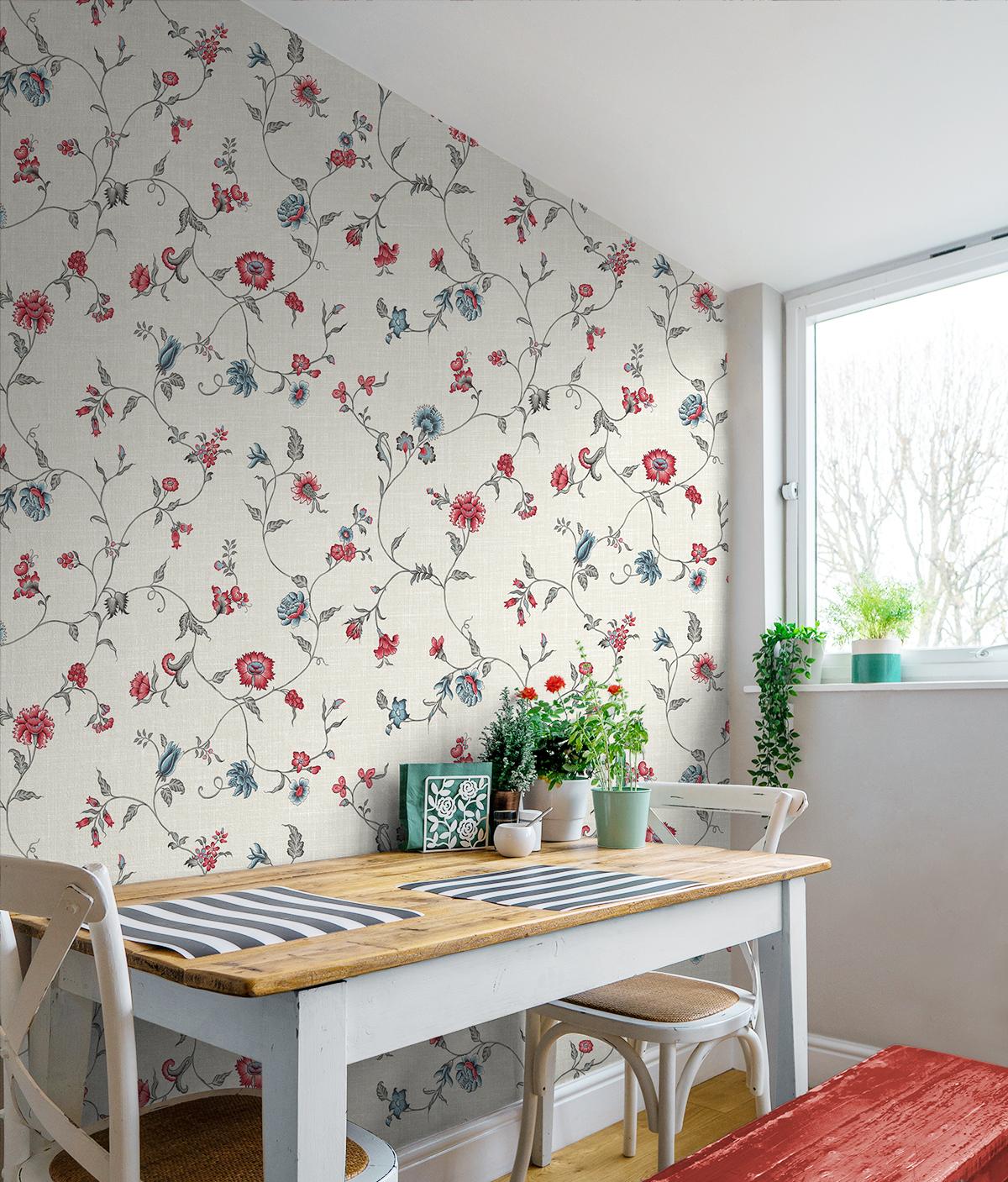Seabrook Florale Trail Multi Wallpaper