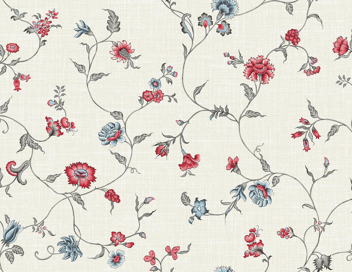 Seabrook Florale Trail Multi Wallpaper