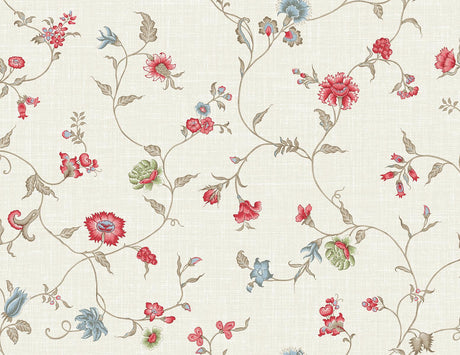 Seabrook Florale Trail Multi Wallpaper