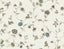 Seabrook Florale Trail Greige & Blue Bell Wallpaper