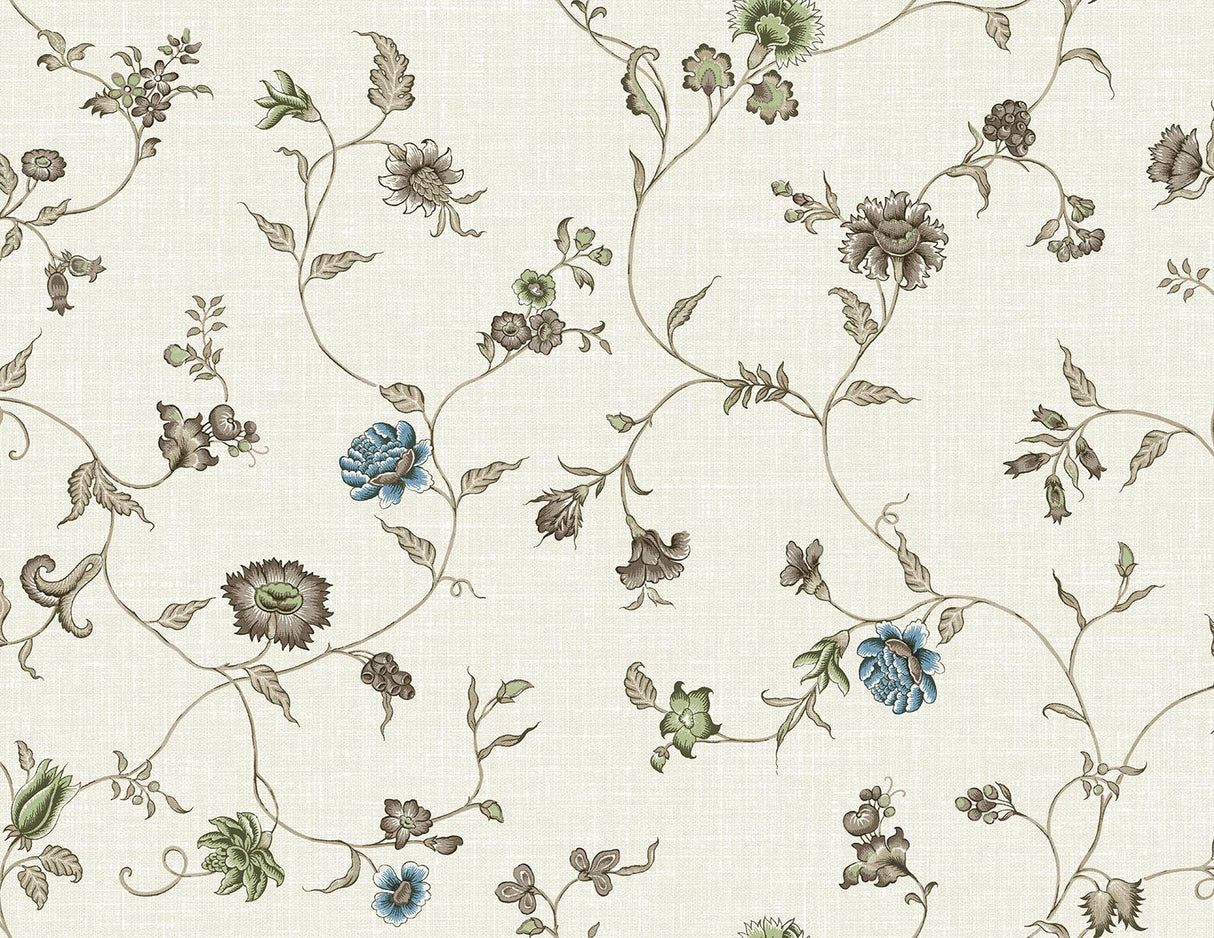 Seabrook Florale Trail Multi Wallpaper