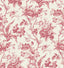 Seabrook En Rose Cranberry Wallpaper