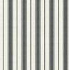 Seabrook Eliott Linen Stripe Poppy Seed Wallpaper
