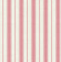 Seabrook Eliott Linen Stripe Cranberry Wallpaper