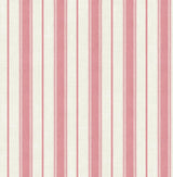 Seabrook Eliott Linen Stripe Red Wallpaper