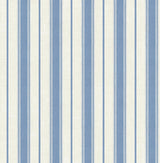 Seabrook Eliott Linen Stripe Blue Wallpaper