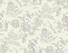 Seabrook Colette Chinoiserie French Grey Wallpaper