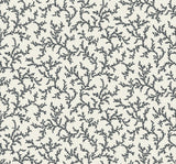 Seabrook Corail Black Wallpaper