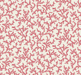 Seabrook Corail Antique Ruby Wallpaper