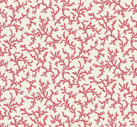 Seabrook Corail Antique Ruby Wallpaper