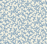 Seabrook Corail Denim Wash Wallpaper