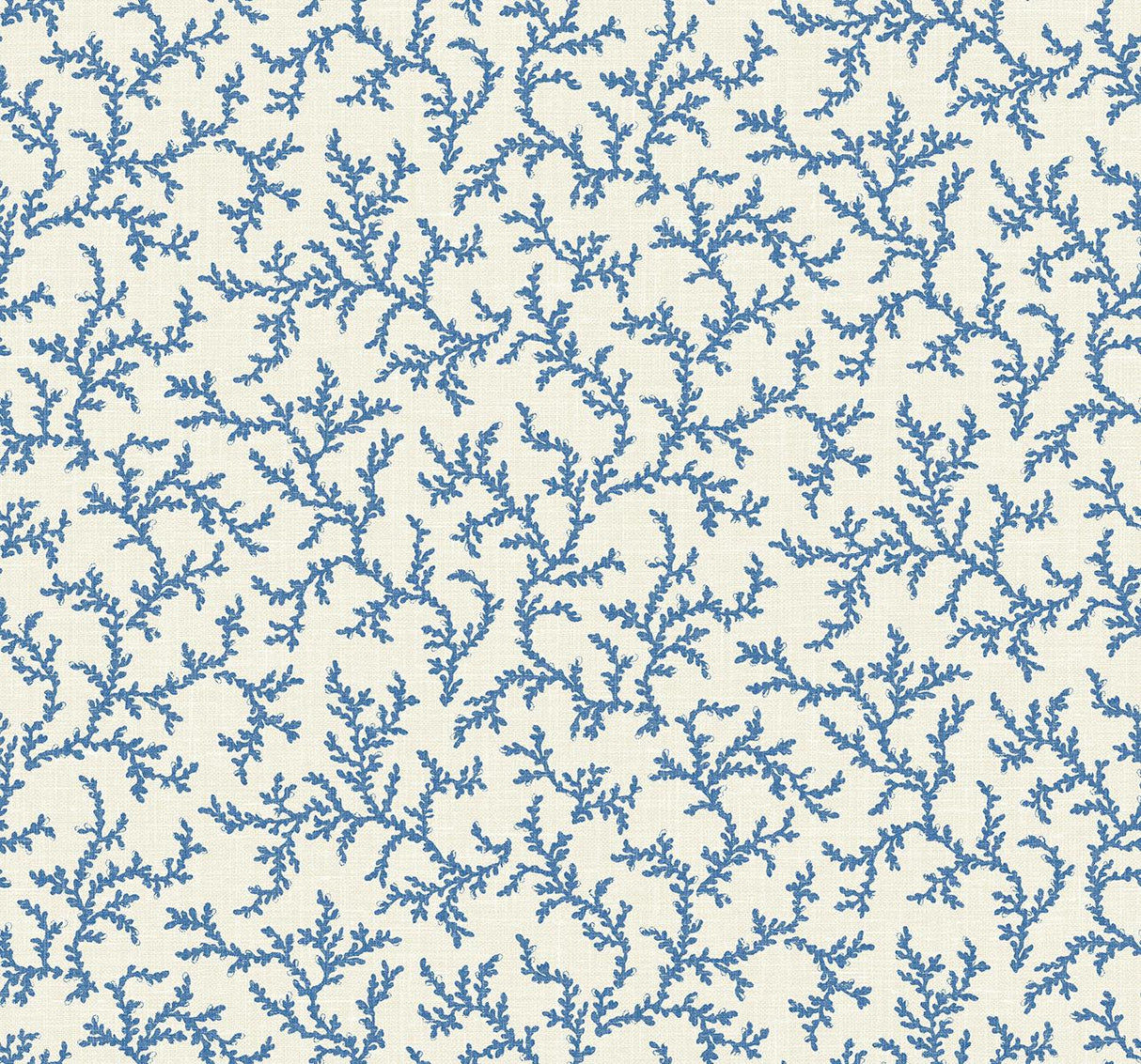 Seabrook Corail Blue Wallpaper