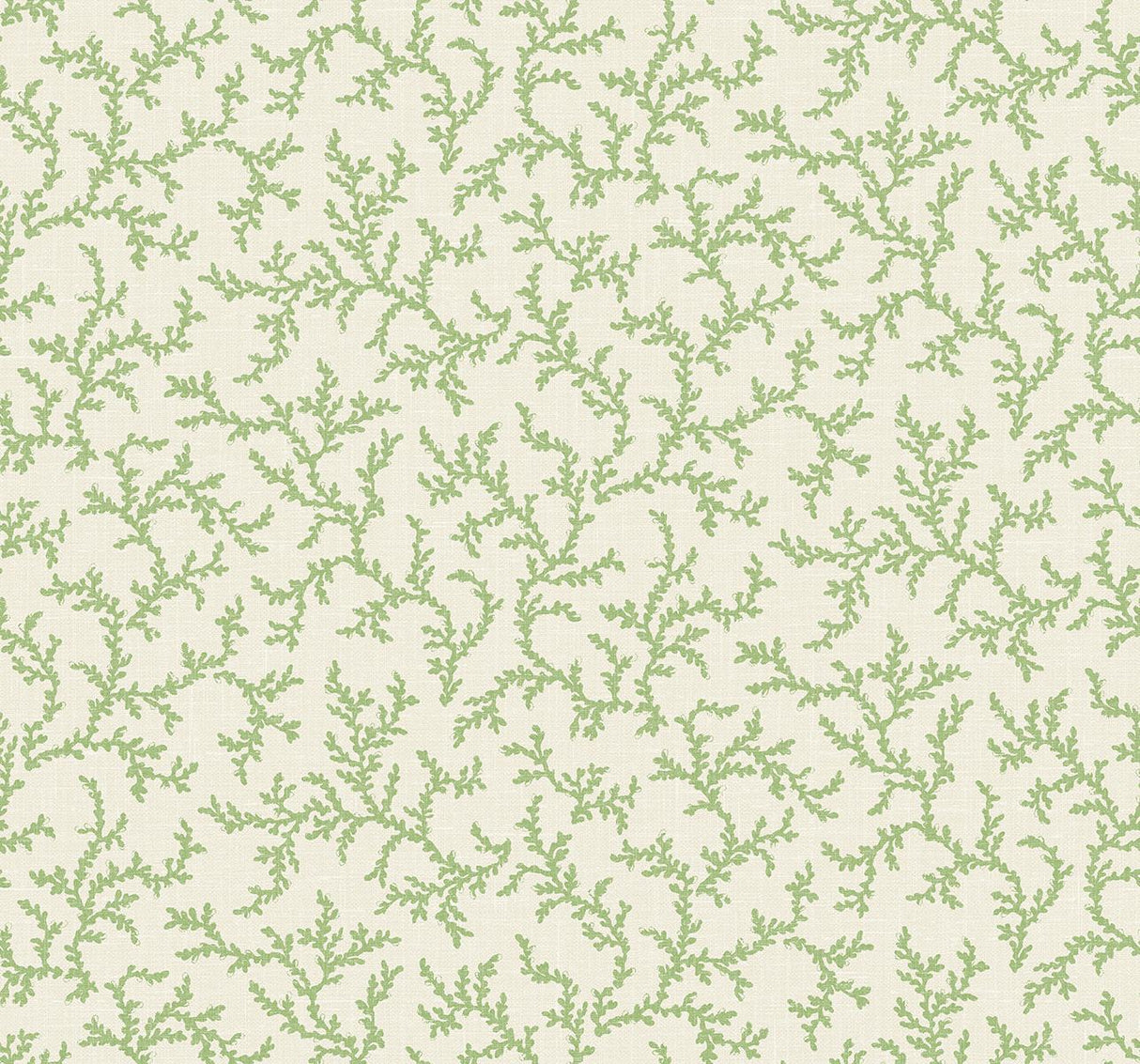 Seabrook Corail Herb Wallpaper