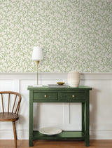 Seabrook Corail Green Wallpaper