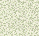 Seabrook Corail Green Wallpaper