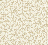 Seabrook Corail Brown Wallpaper
