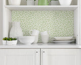 Seabrook Cossette Green Wallpaper
