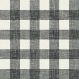 Seabrook Bebe Gingham Poppy Seed Wallpaper