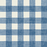 Seabrook Bebe Gingham Blue Wallpaper