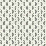 Seabrook Maia Paisley Black Wallpaper