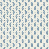 Seabrook Maia Paisley French Blue Wallpaper