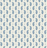 Seabrook Maia Paisley Blue Wallpaper