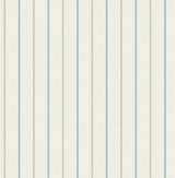 Seabrook Andree Stripe French Blue & Pomme Wallpaper