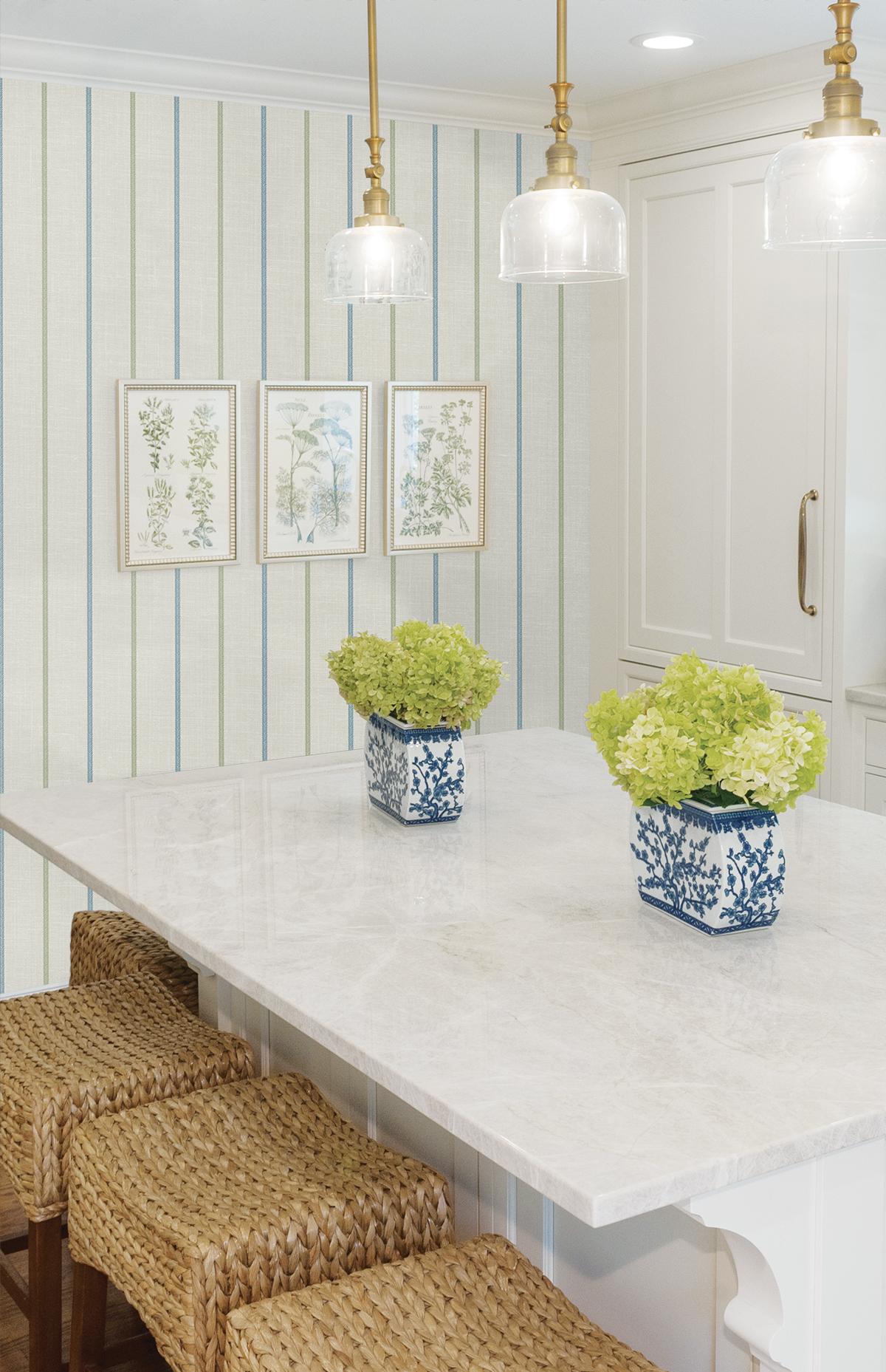 Seabrook Andree Stripe Multi Wallpaper