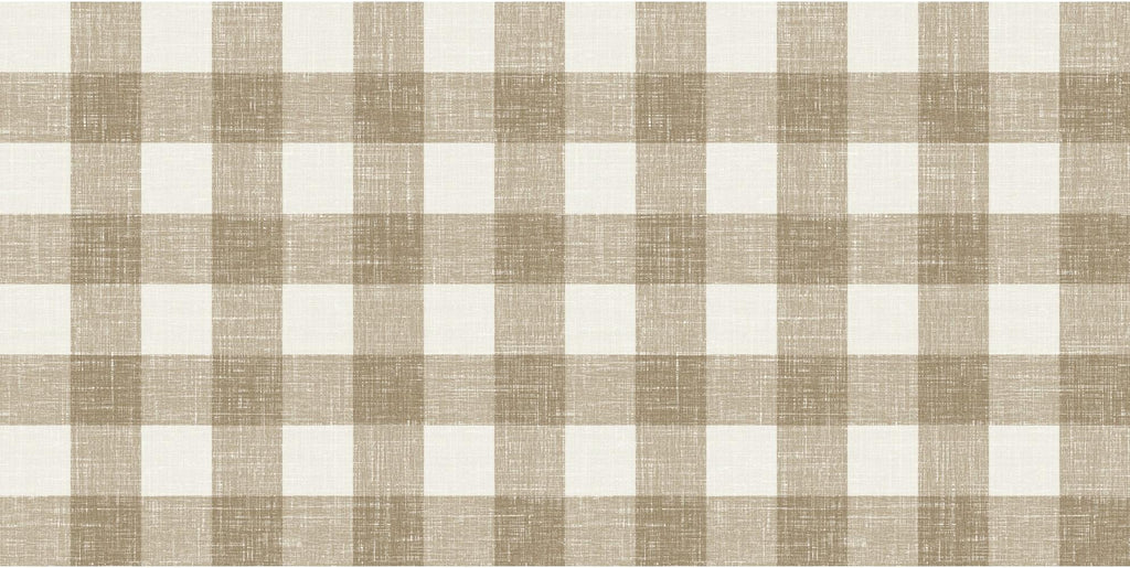 Seabrook Bebe Linen Fabric Brown Fabric