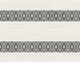 Seabrook Alani Geo Stripe Off-White Wallpaper