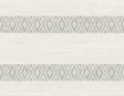 Seabrook Alani Geo Stripe Fog Wallpaper