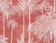 Seabrook Palm Grove Coral Wallpaper