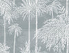 Seabrook Palm Grove Bluestone Wallpaper
