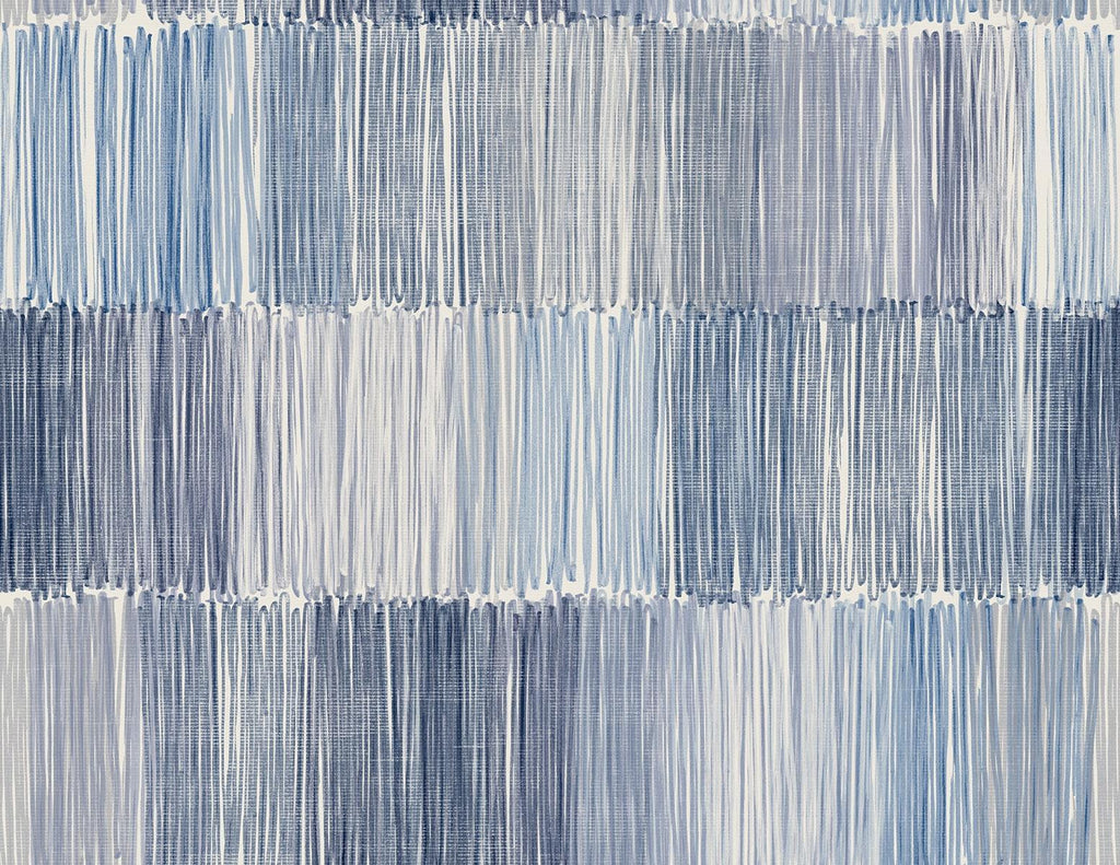 Seabrook Arielle Abstract Stripe Oceanic Wallpaper
