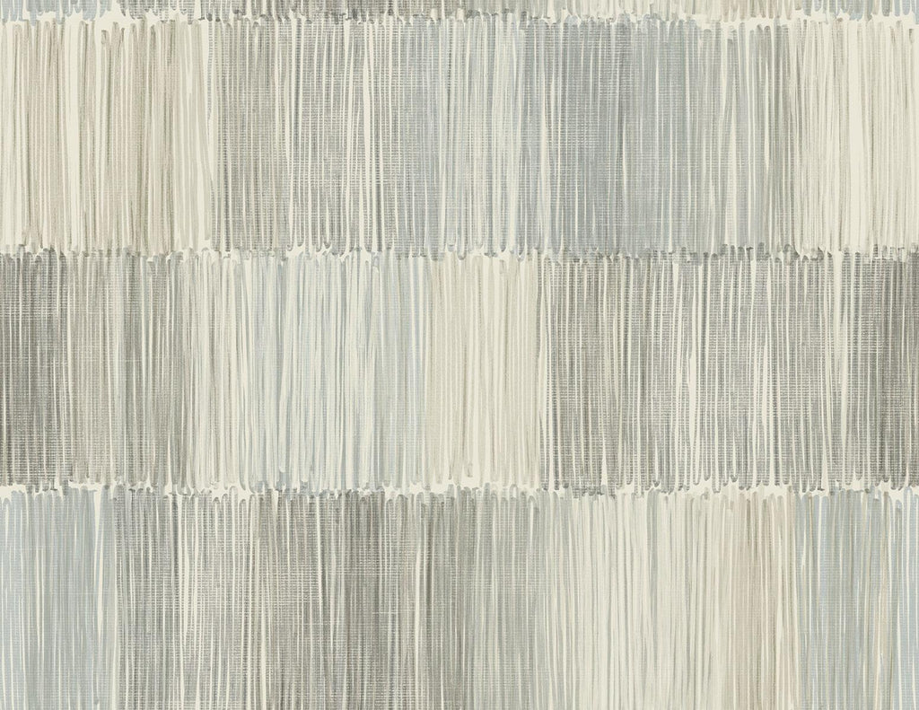 Seabrook Arielle Abstract Stripe Grey Wallpaper
