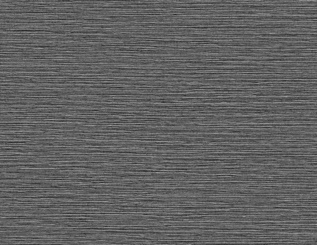 Seabrook Tiger Island Faux Sisal Charcoal Wallpaper